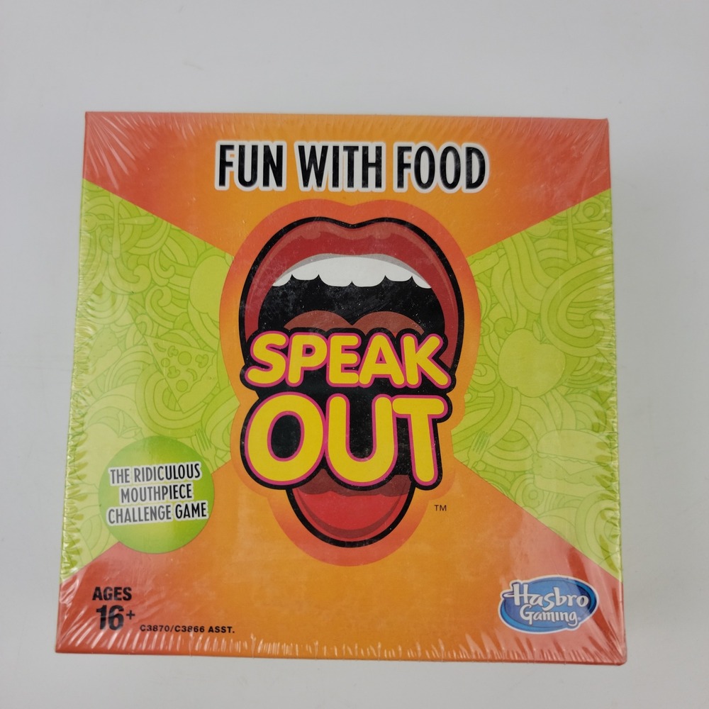 Hasbro Gaming Speak Out Fun With Food Expansion Pack Game C3870 NEW